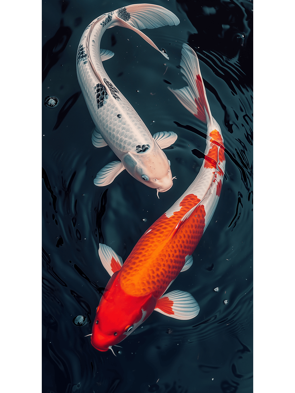 Tranh song ngư hài hòa